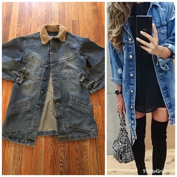 trench coat jean jacket